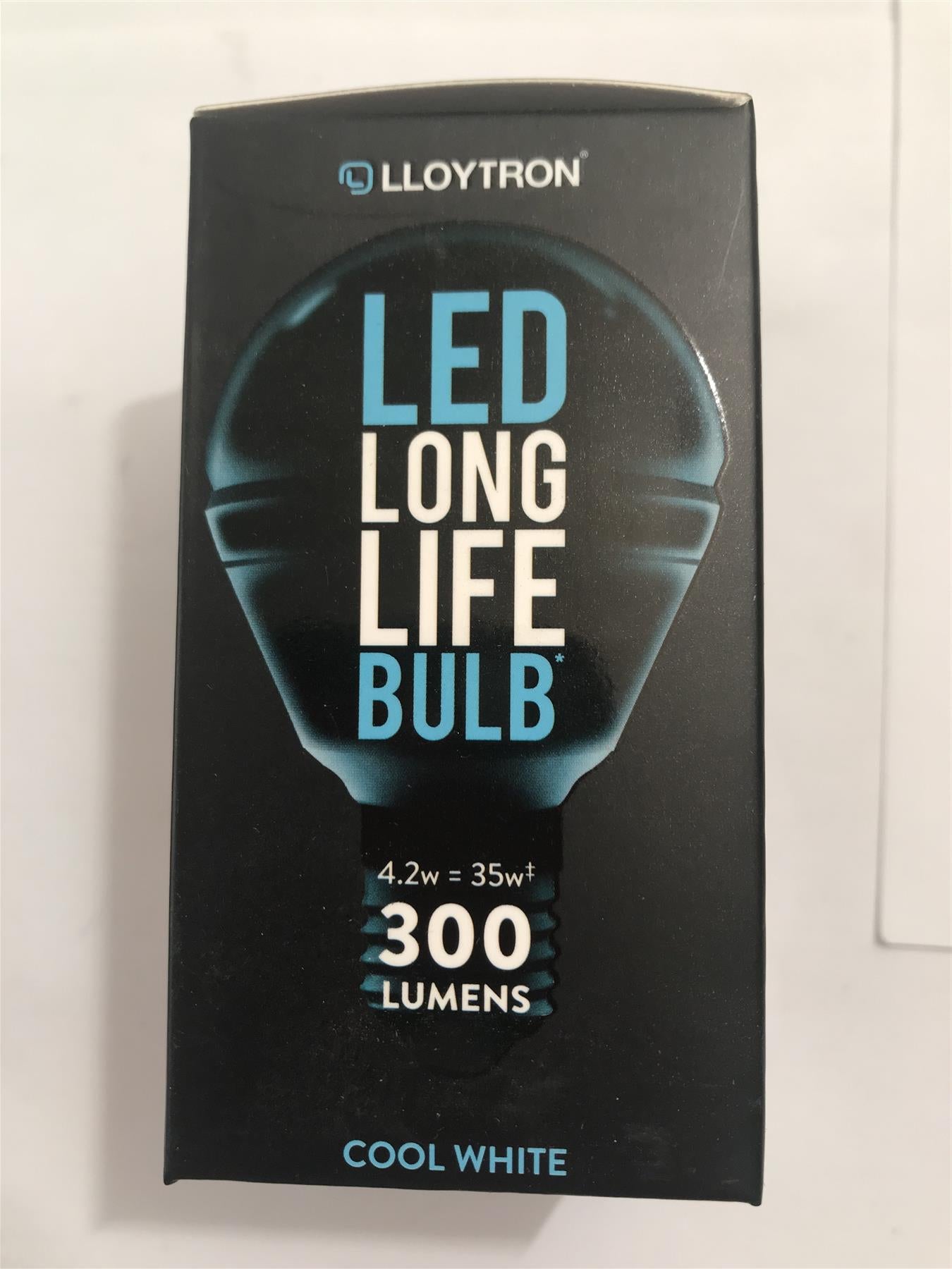 Lloytron  4.2w 300lm LED Long Life Bulb E27-CW 5600K (Cool White)  B5815ELC