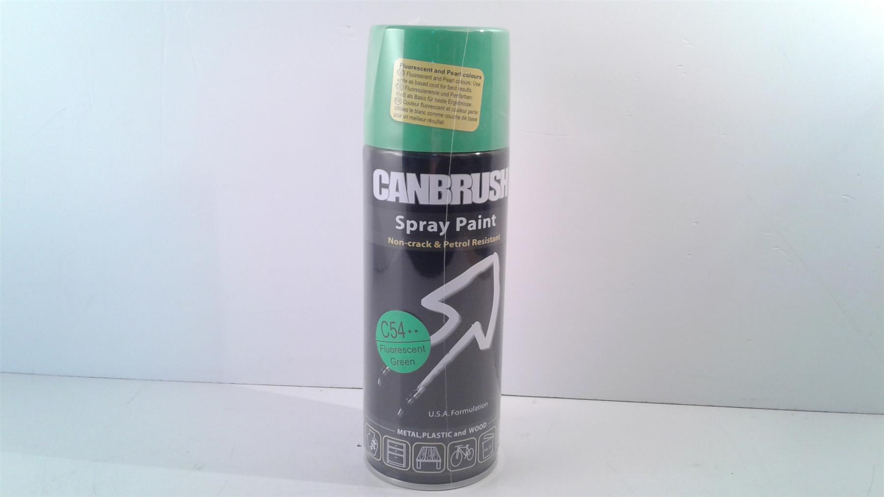 Canbrush Spray Paint C54 Fluorescent Green