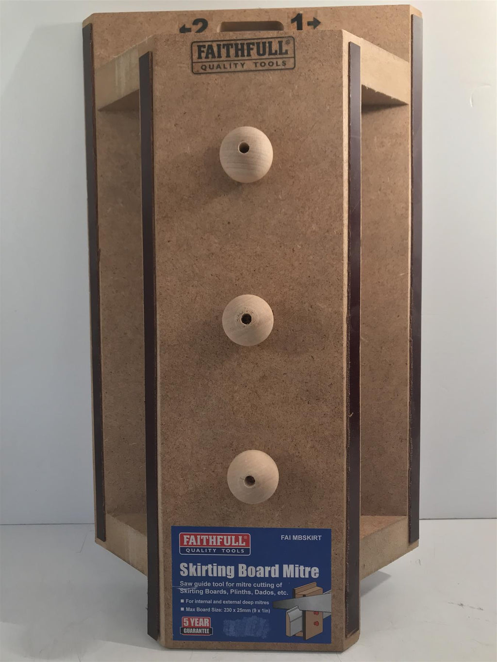 Faithfull FAIMBSKIRT Skirting Board Mitre 230mm