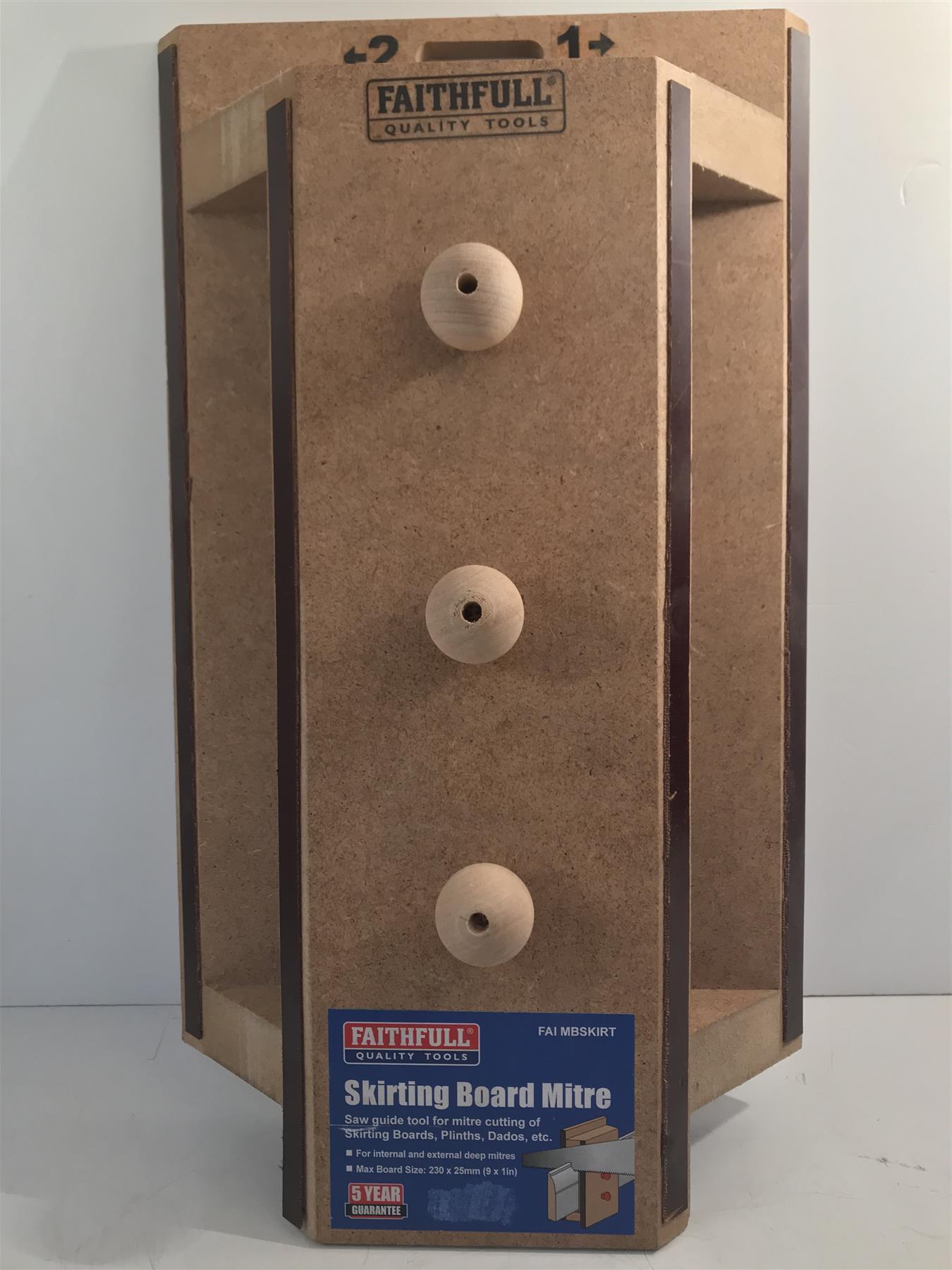 Faithfull FAIMBSKIRT Skirting Board Mitre 230mm