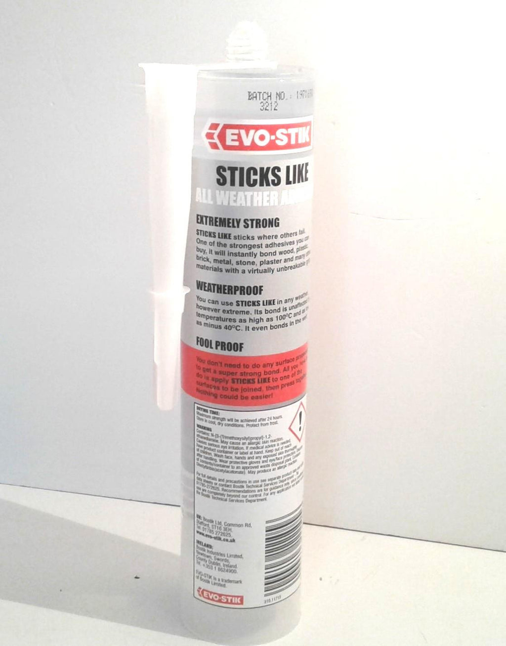 Evo-Stik Sticks Like All Weather Clear 290ml
