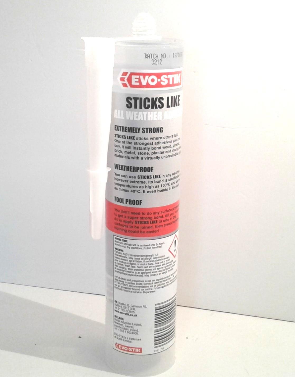 Evo-Stik Sticks Like All Weather Clear 290ml