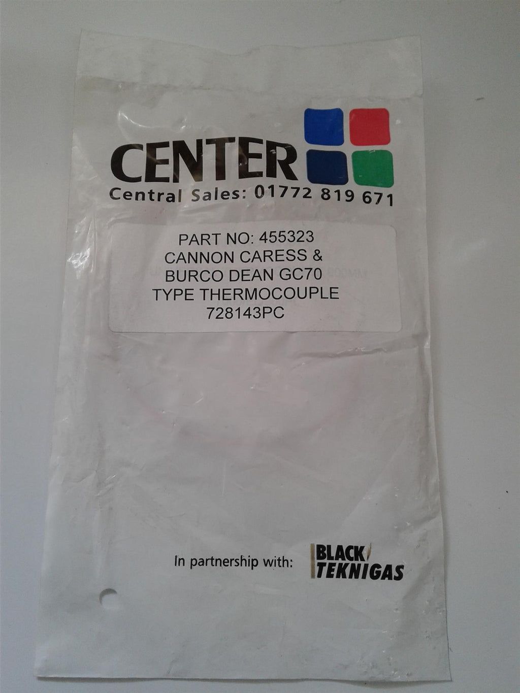 NEW CANNO CARESS & Burco Dean Gc 70 Thermocouple 728143PC 455323