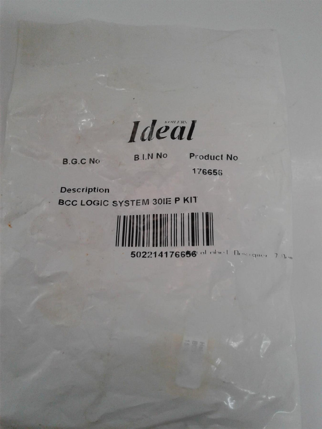 NEW IDEAL 176656 BCC LOGIC SYSTEM 30IE P KIT