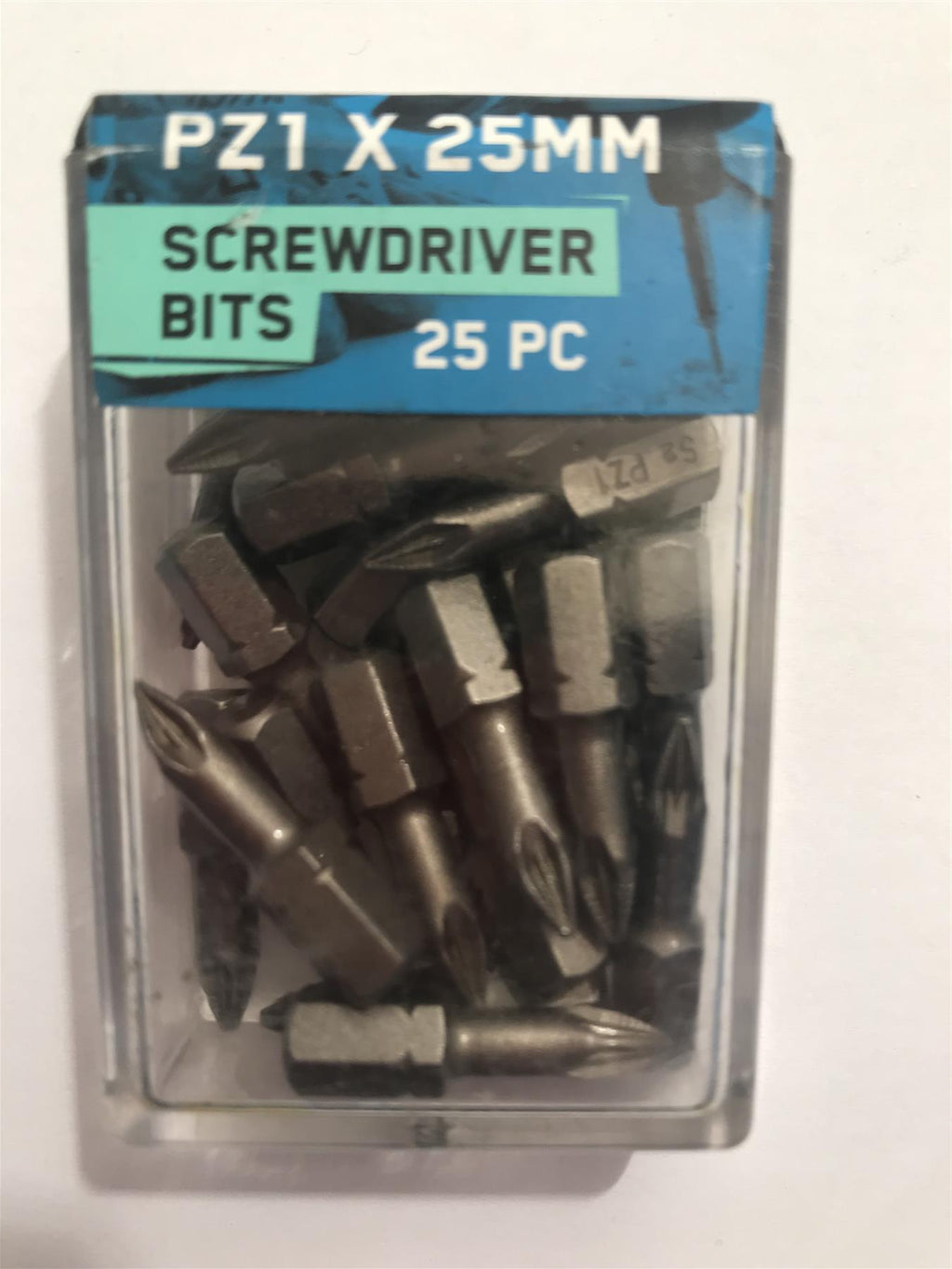 Punk Screwdriver Bits Set PZ1 25mm 25pc  383489