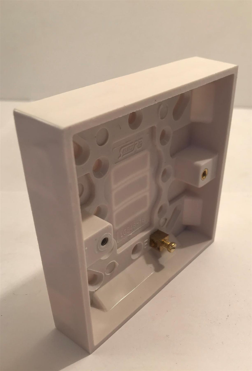 Selectric 1 Gang 20mm Deep Surface Pattress Box  LG848-16