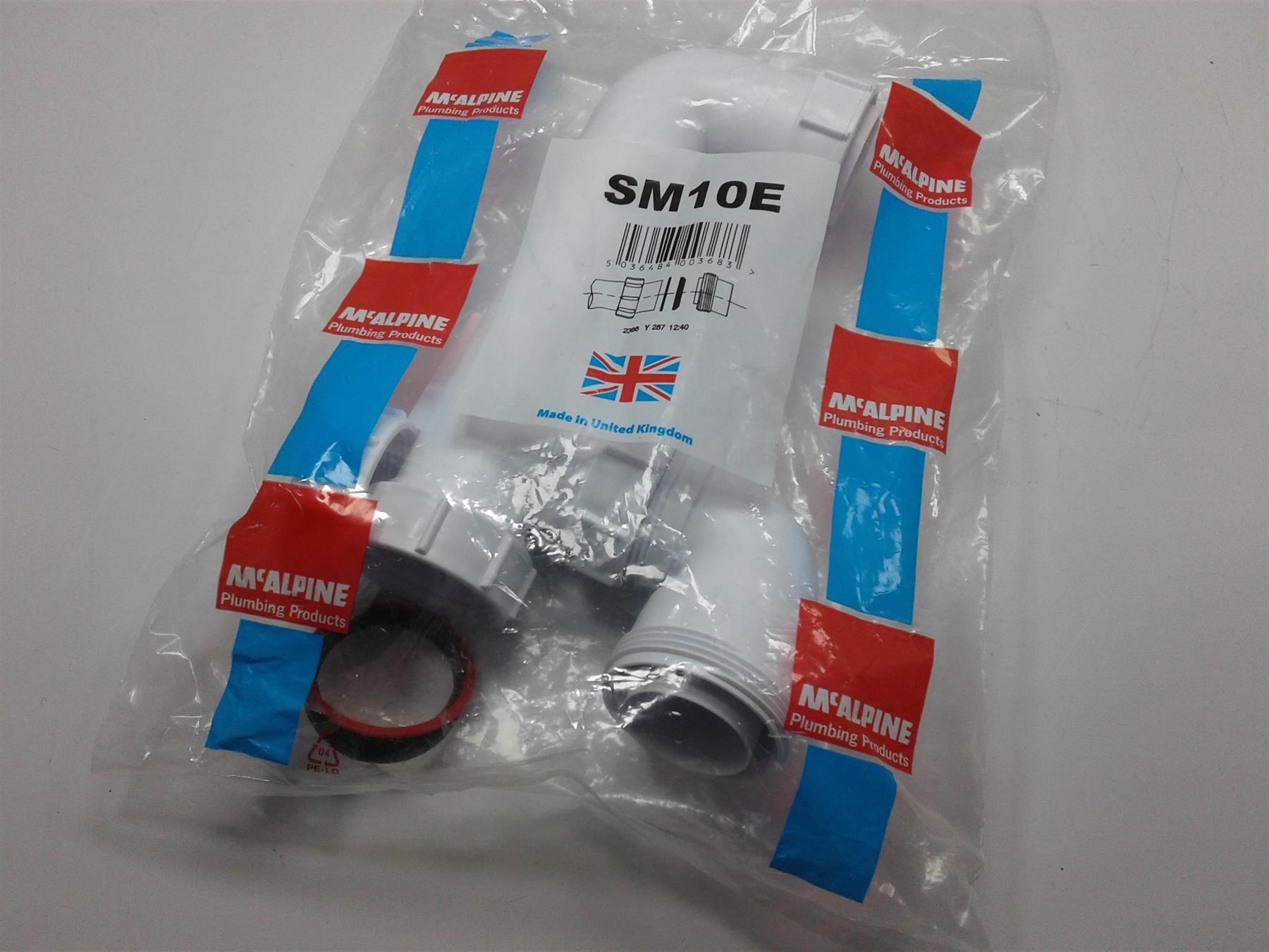 McAlpine SM10E 60mm Seal Extended Body Bath Trap, White