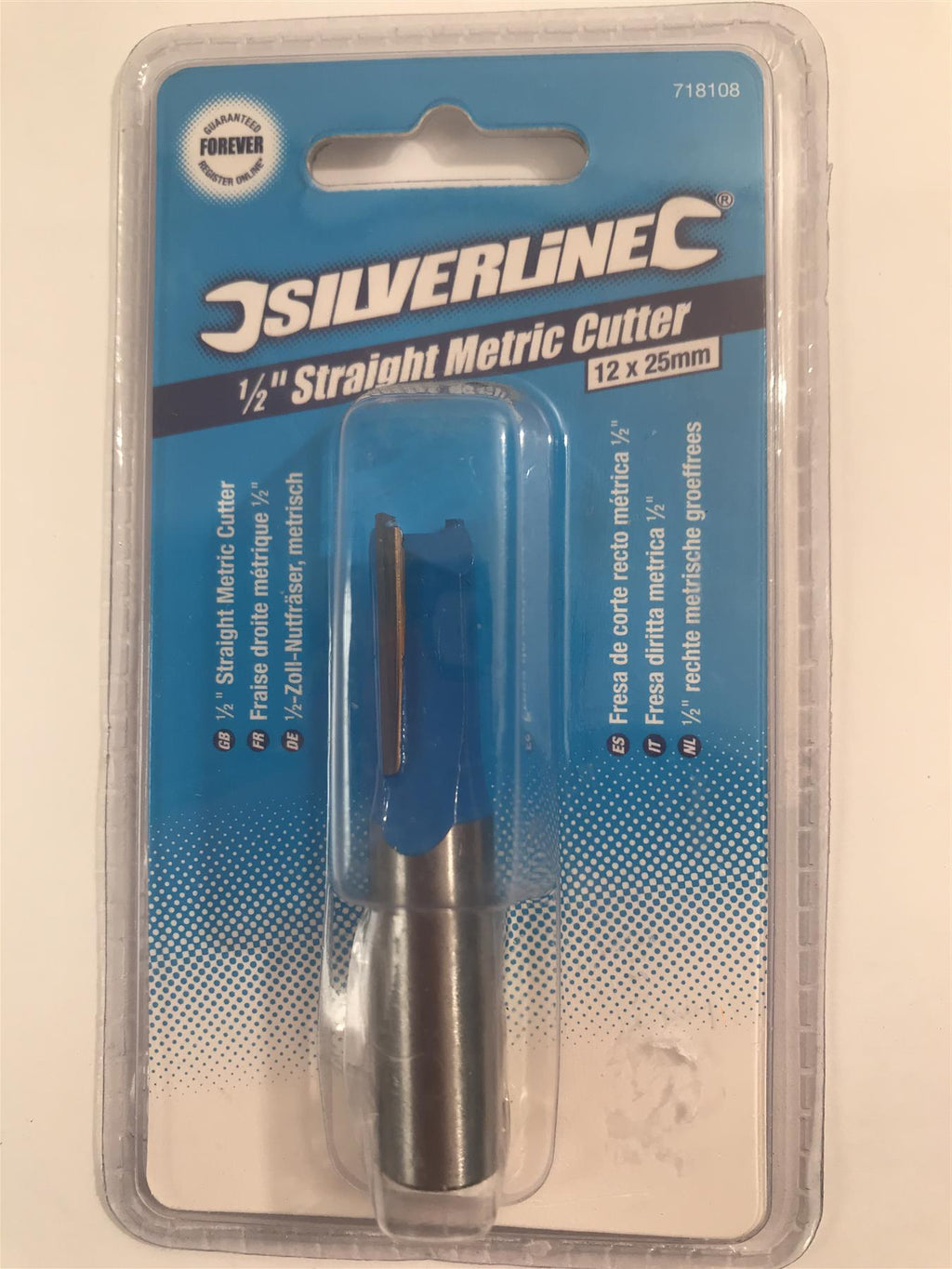 Silverline 1/2" Straight Metric Cutter 12 x 25mm 718108