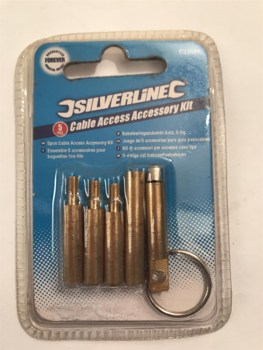 Silverline 5pc Cable Access Accessory Kit 633585