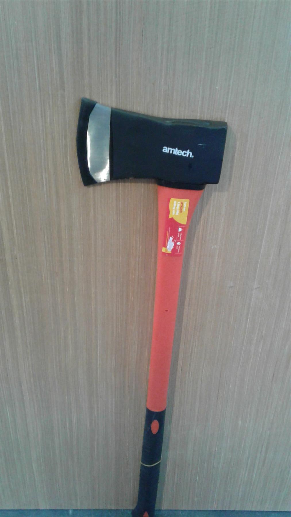 Amtech New 64oz Felling Axe - Fibreglass Shaft Garden Workshop Tool DIY