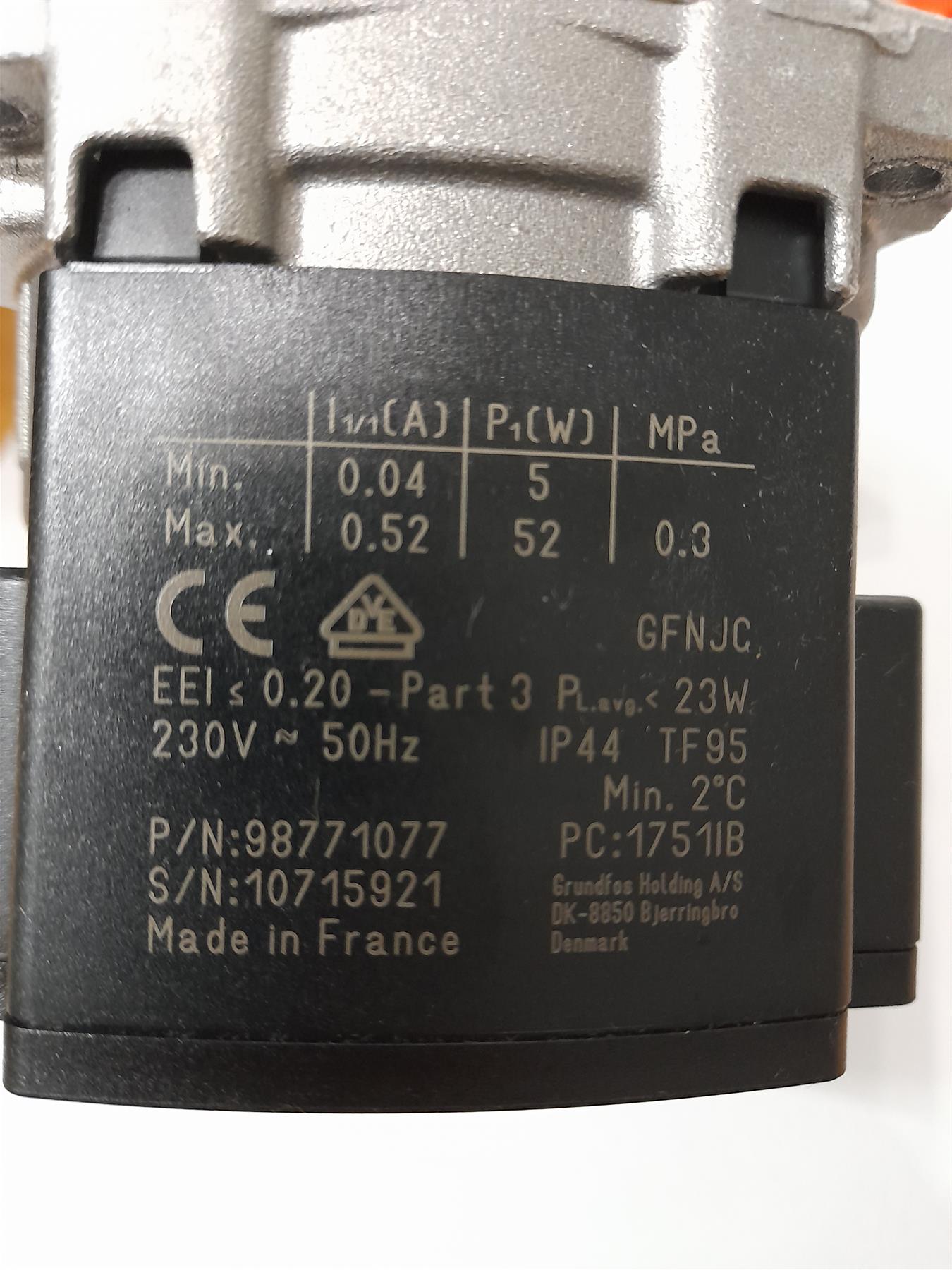 Ideal Pump Head Kit UPM3 ErP 177925