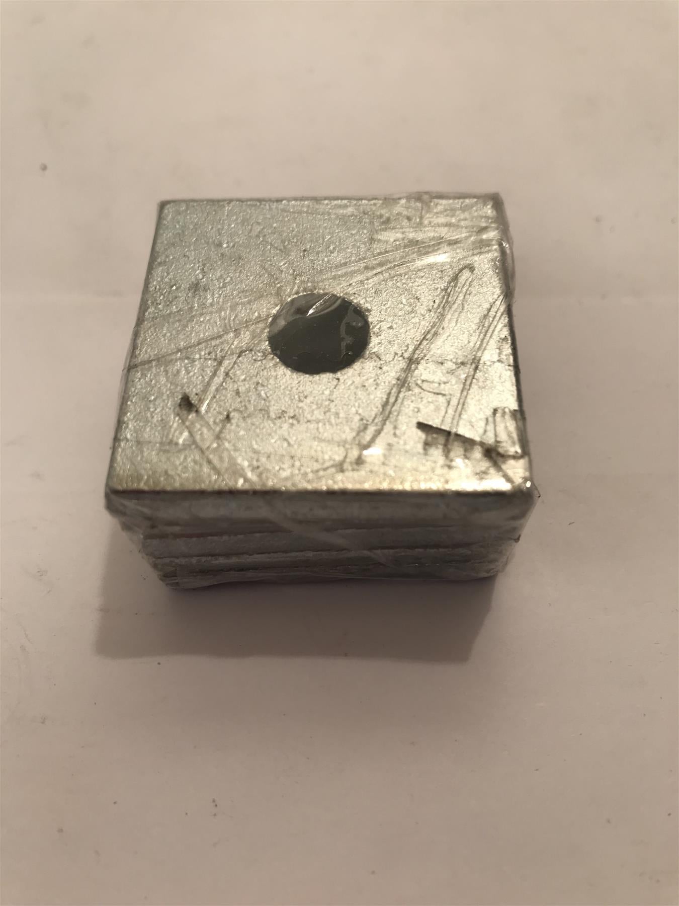 M8 Heavy Duty Zinc Square Plate Washer 5mm - 40mm x 40mm (5 Pack)