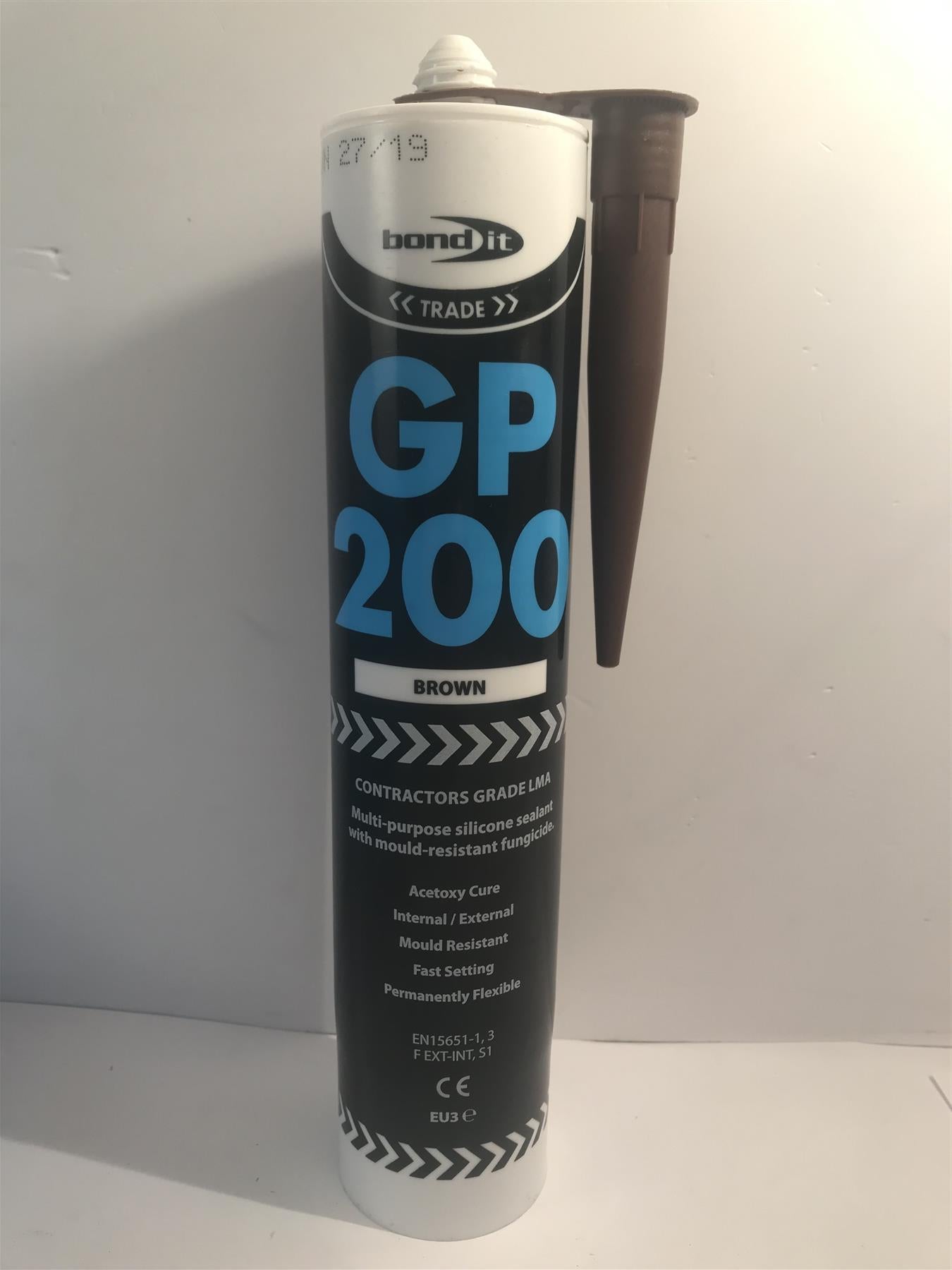 Bond It GP 200 Contractors Grade LMA Brown Silicone Sealant