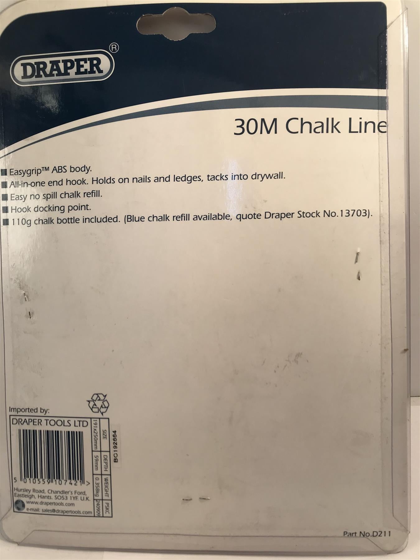 Draper 39M Chalk Line 10742