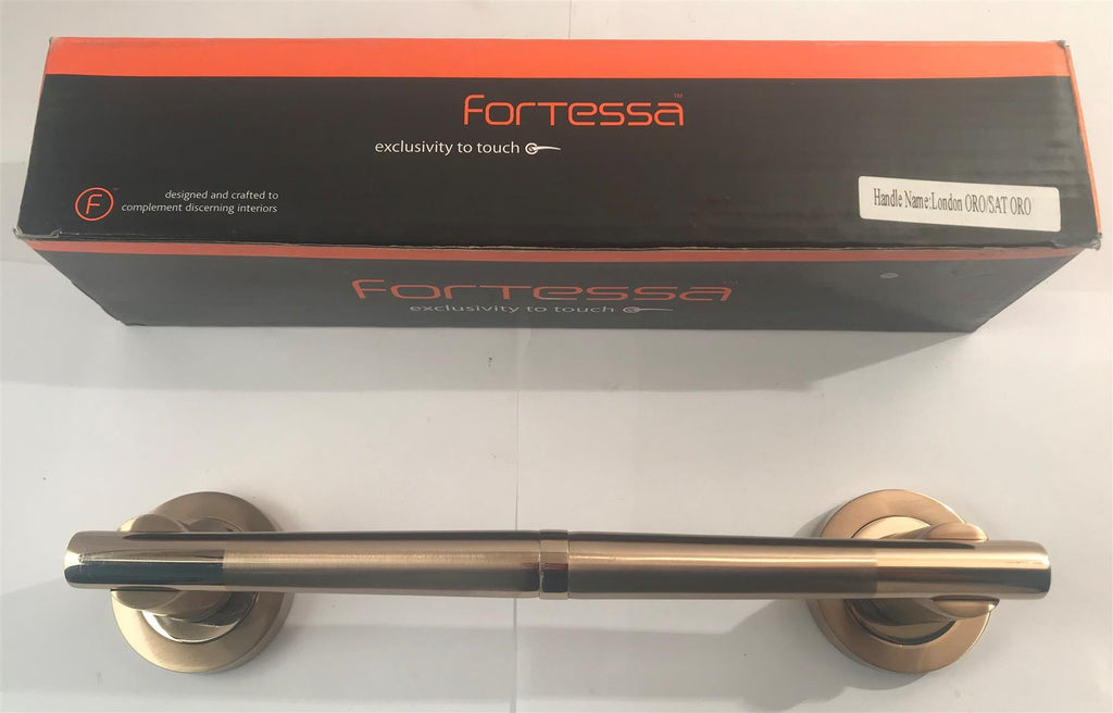 Fortessa FALCON-ORO/SAT ORO London Door Handle Brass PVD