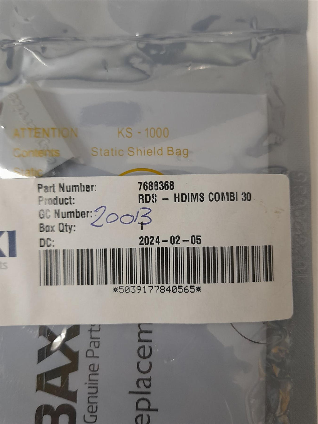 Baxi 7688368 RDS HDIMS COMBI 30