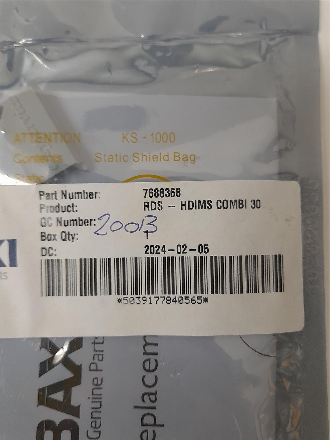 Baxi 7688368 RDS HDIMS COMBI 30