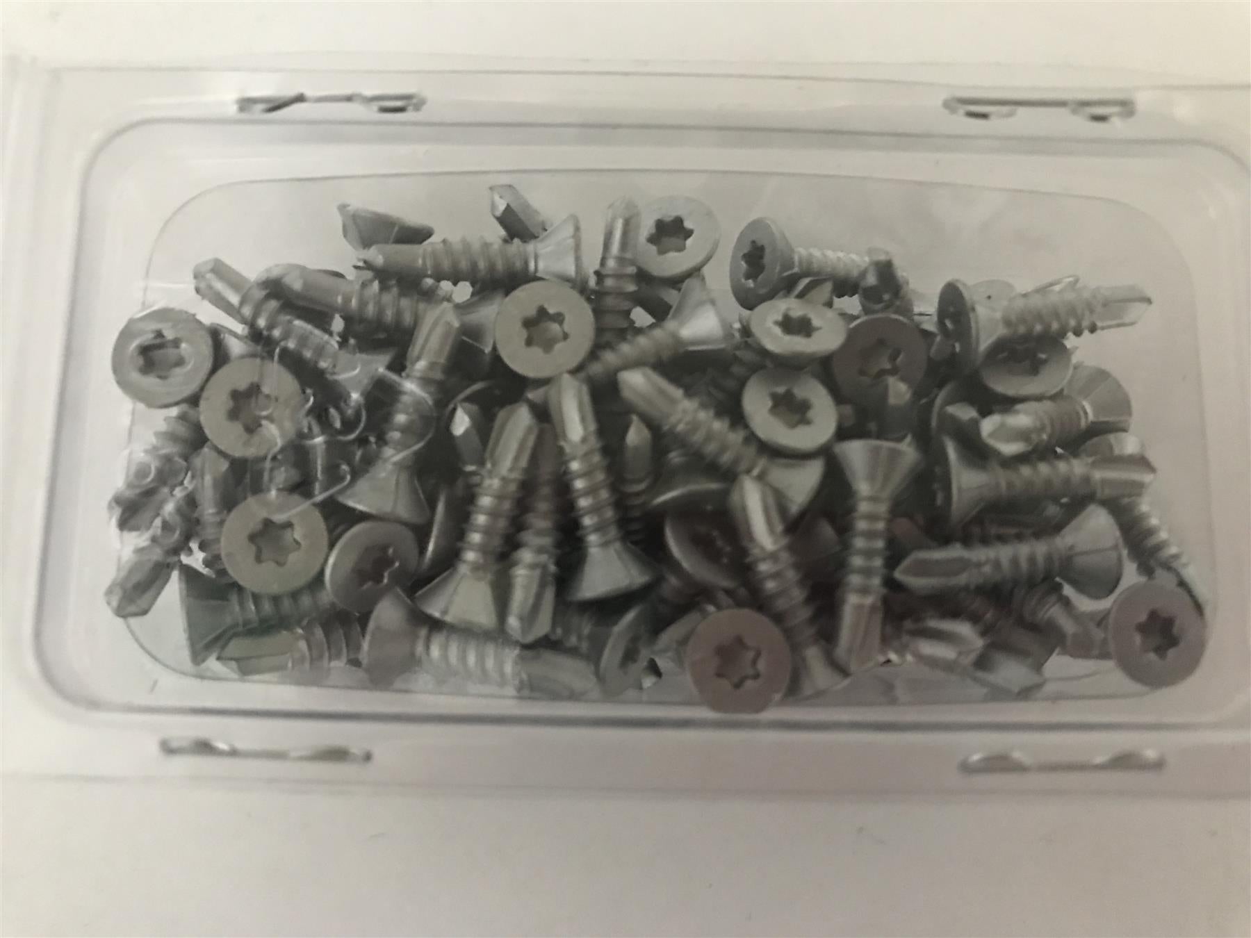 Self Tapping Self Drilling Torx 3.9 x 16mm Countersunk Screws (Pack 100)