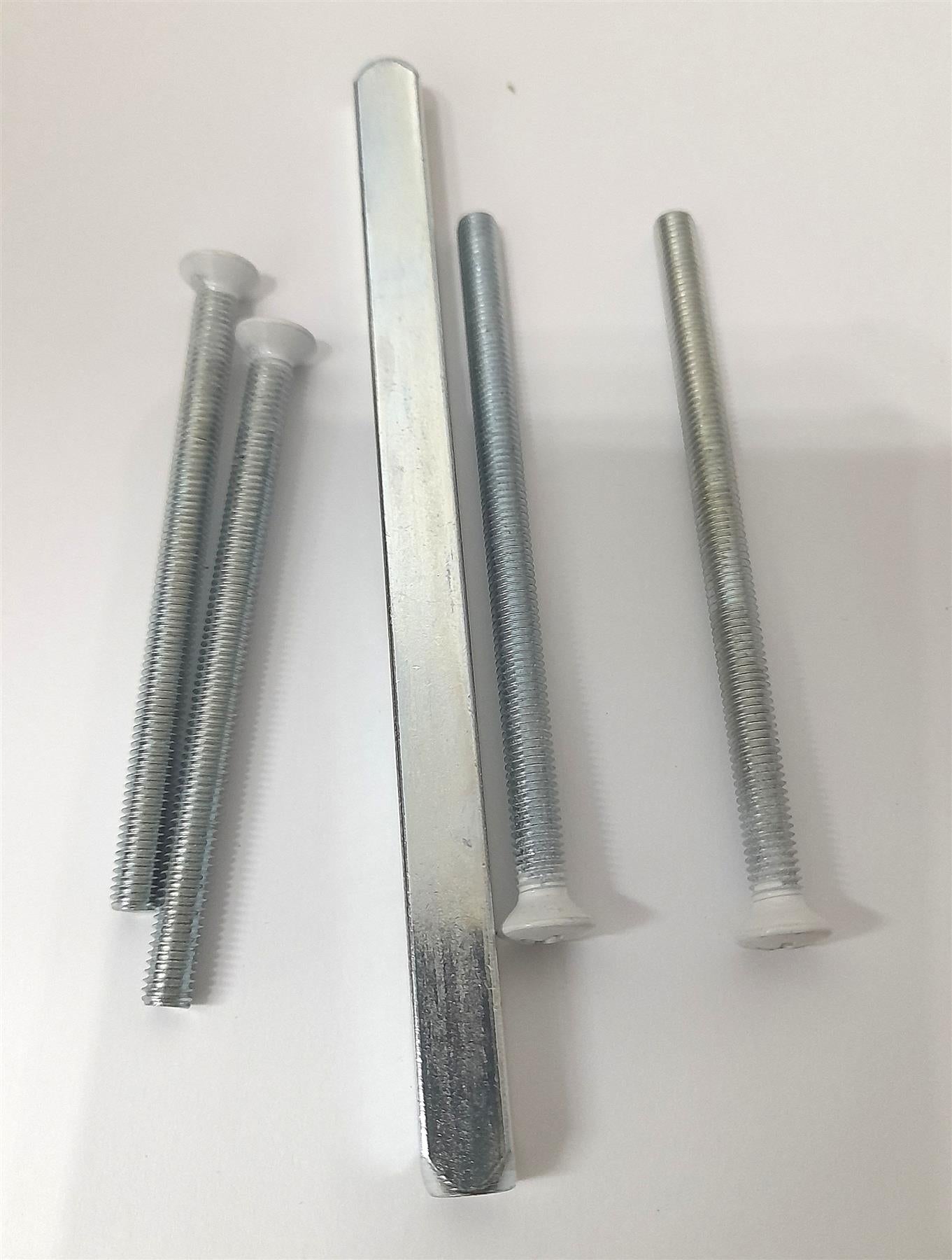 Fab n Fix Balmoral Sprung Inline Lever Lever Door Handles White