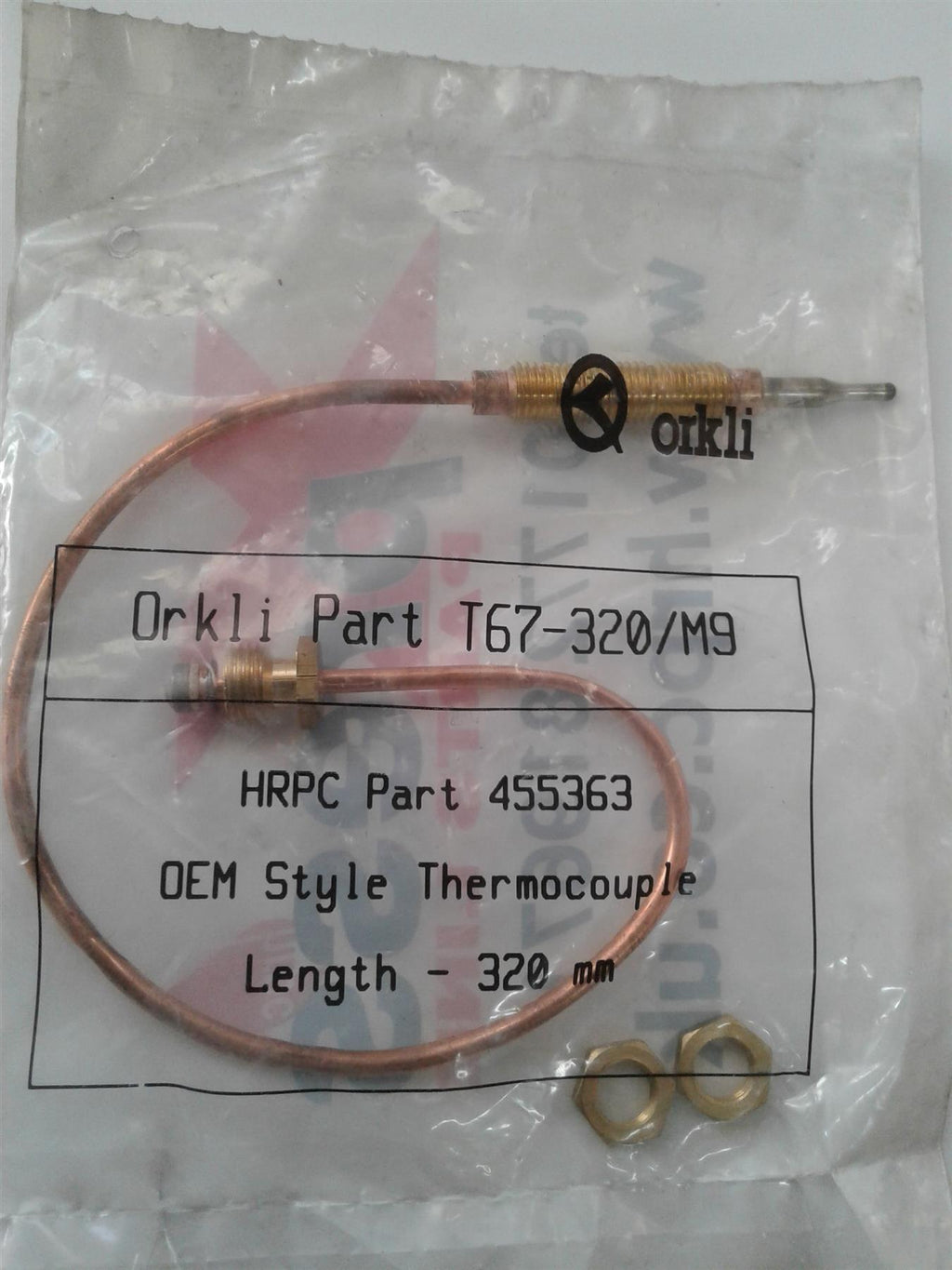 NEW HRPC ORKLI T67-320/M9 OEM STYLE THERMOCOUPLE 320MM 455363