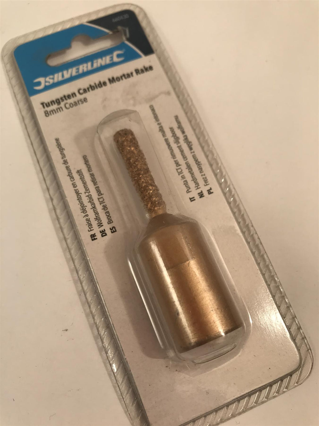 Silverline Tungsten Carbide Mortar Rake 8mm Coarse