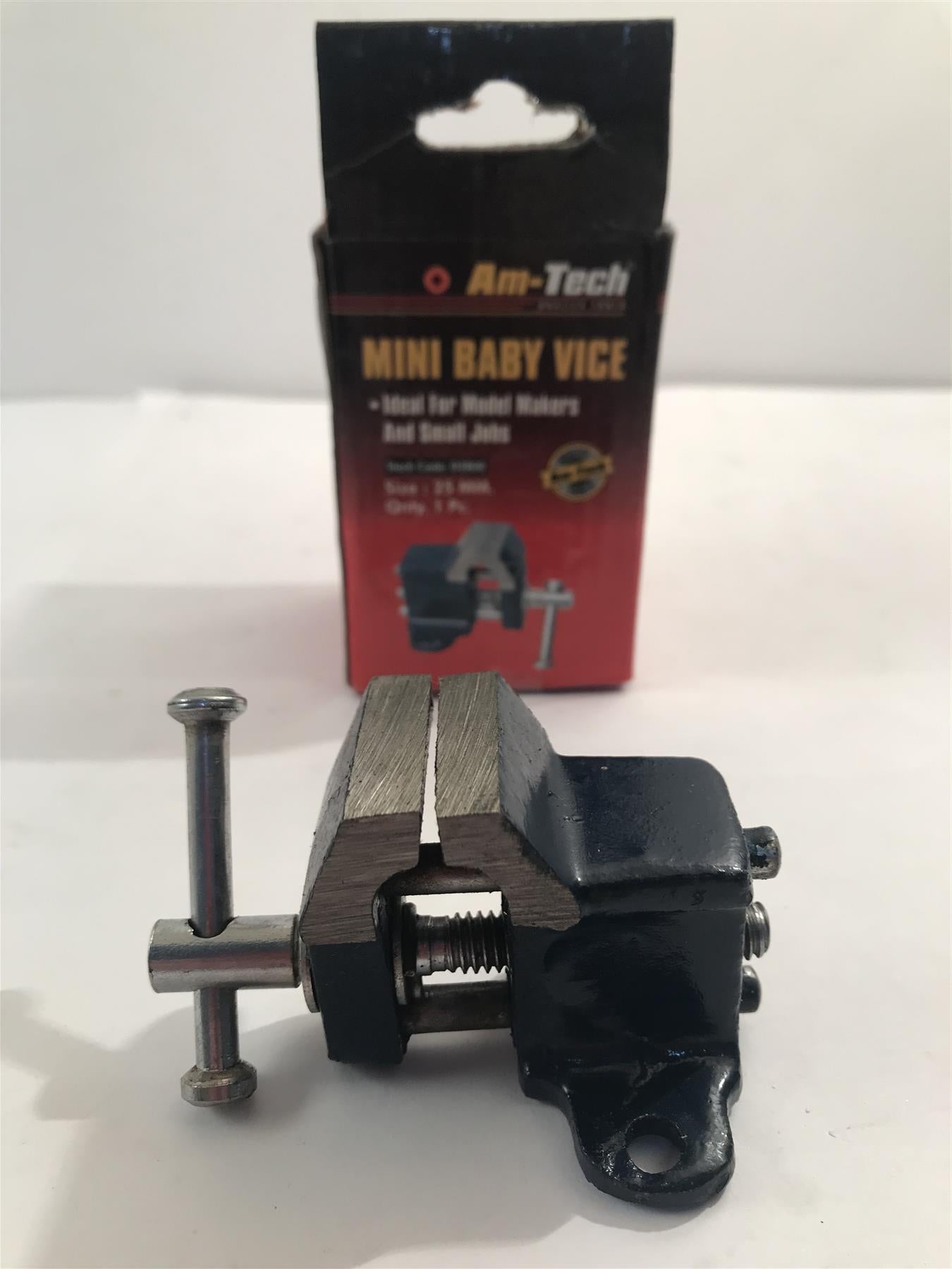 Amtech 25mm (1") Mini Baby Vice  D2800   for Model Makers and Small Jobs