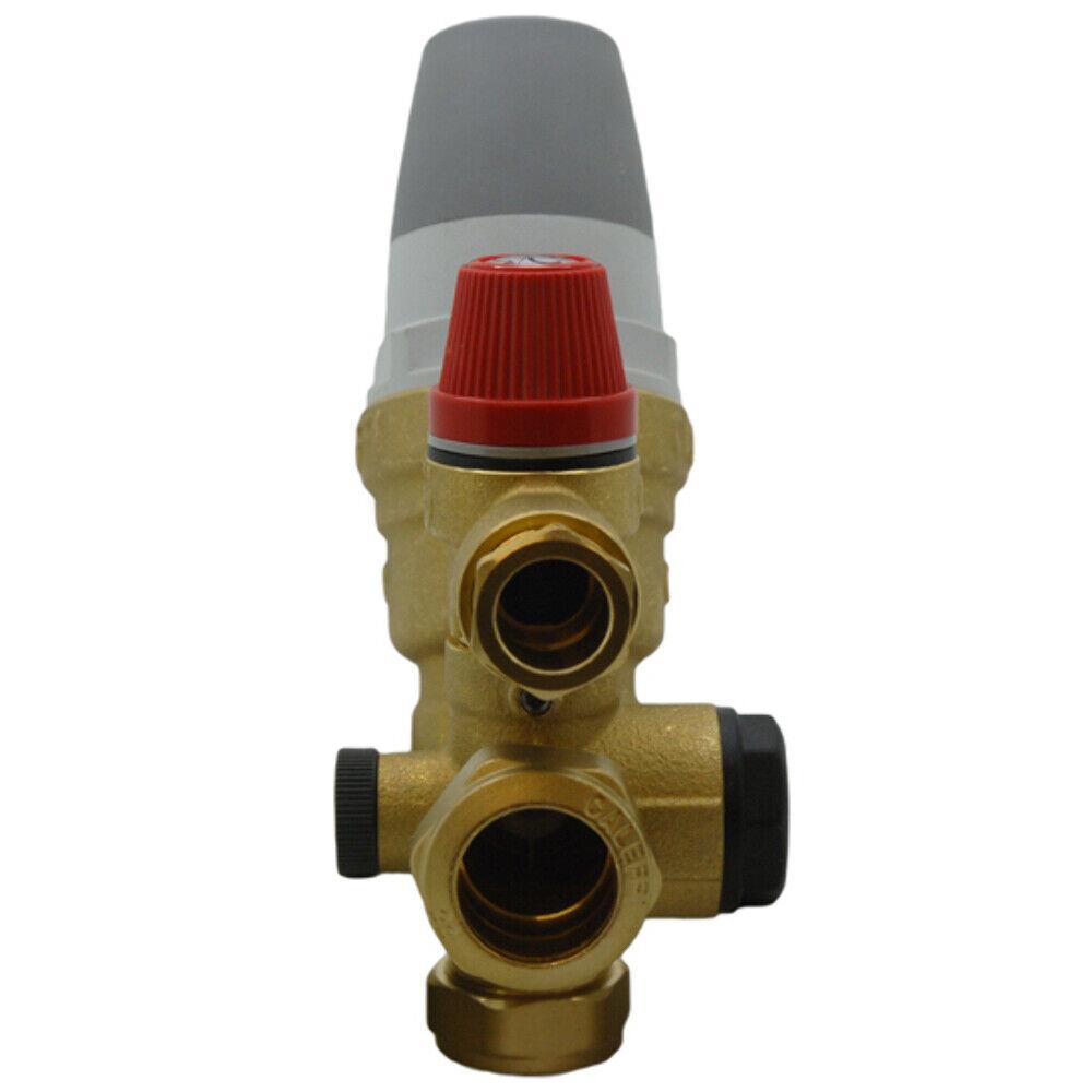 Caleffi 061-388-0801 22mm 1 Piece O-Ring Type Multibloc 3/6 Bar 535001