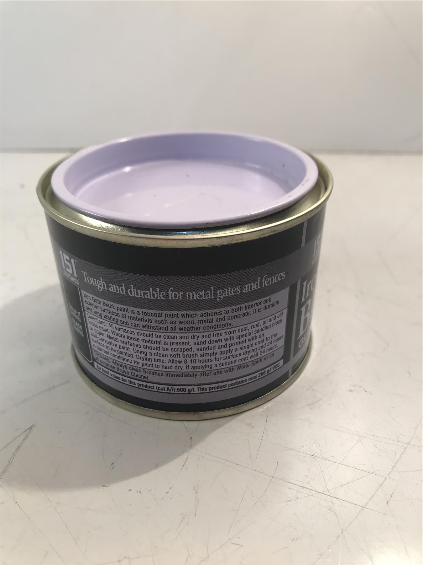 151 Coatings Iron Gate Black Gloss Paint 180ml
