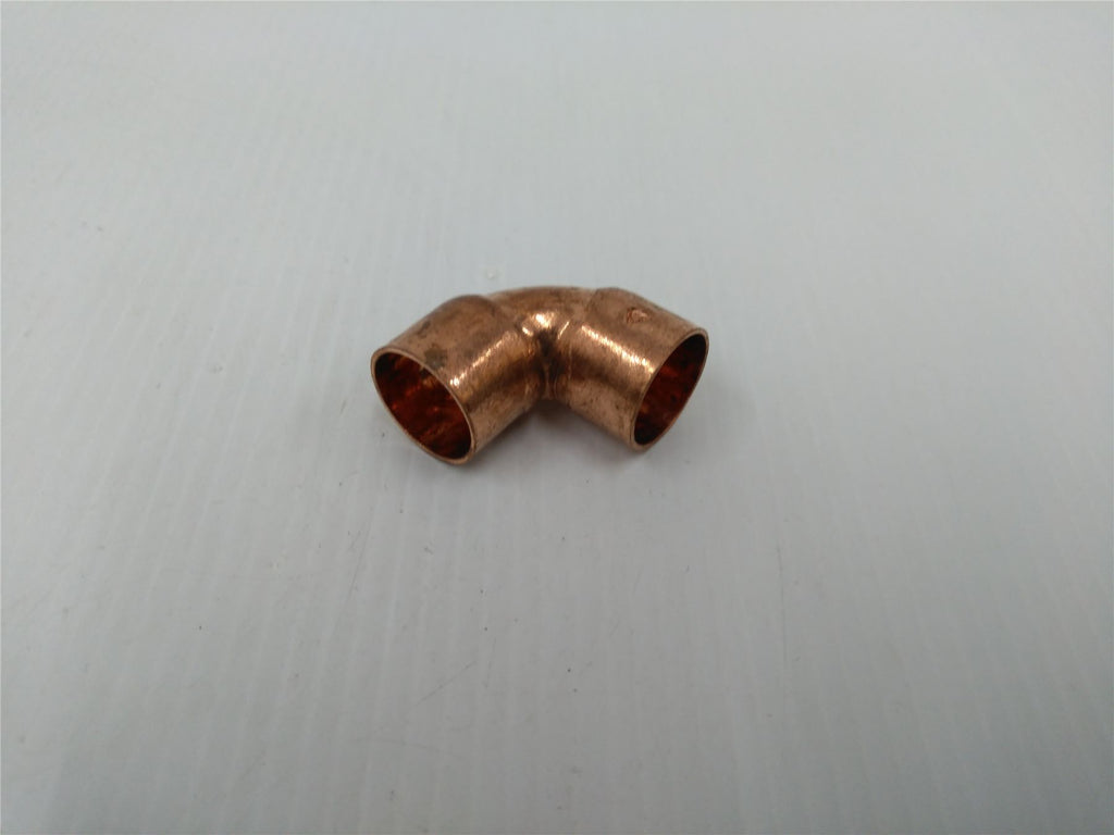 10 X COPPER END FEED FITTING 90 DEGREE ELBOW SIZE 15mm FEMALE TO FEMALE