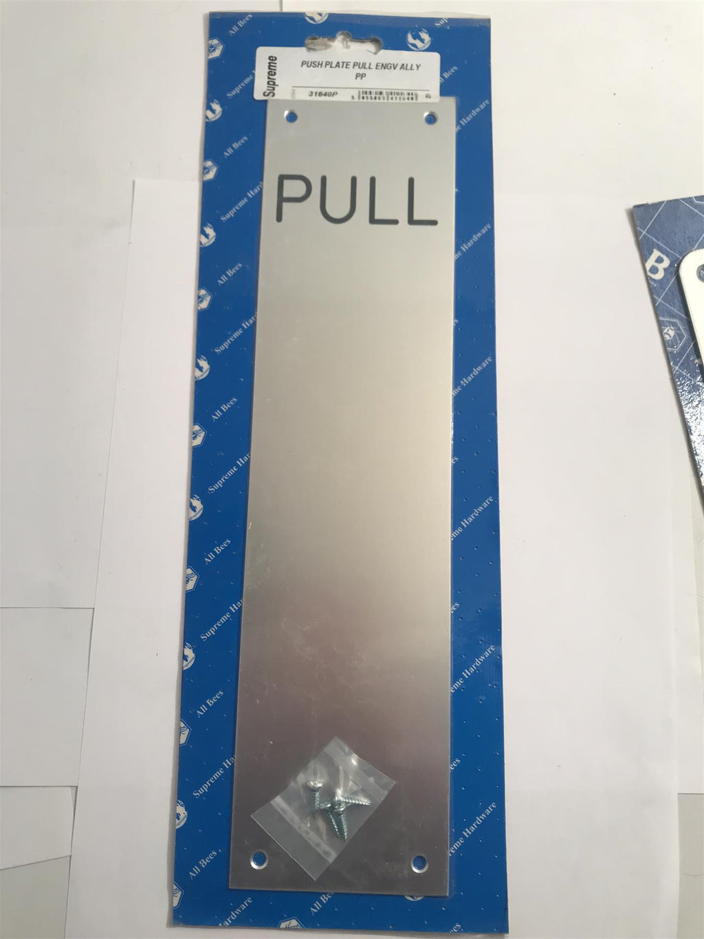 Supreme Engraved Push Plate 300 x 75mmn  31640P