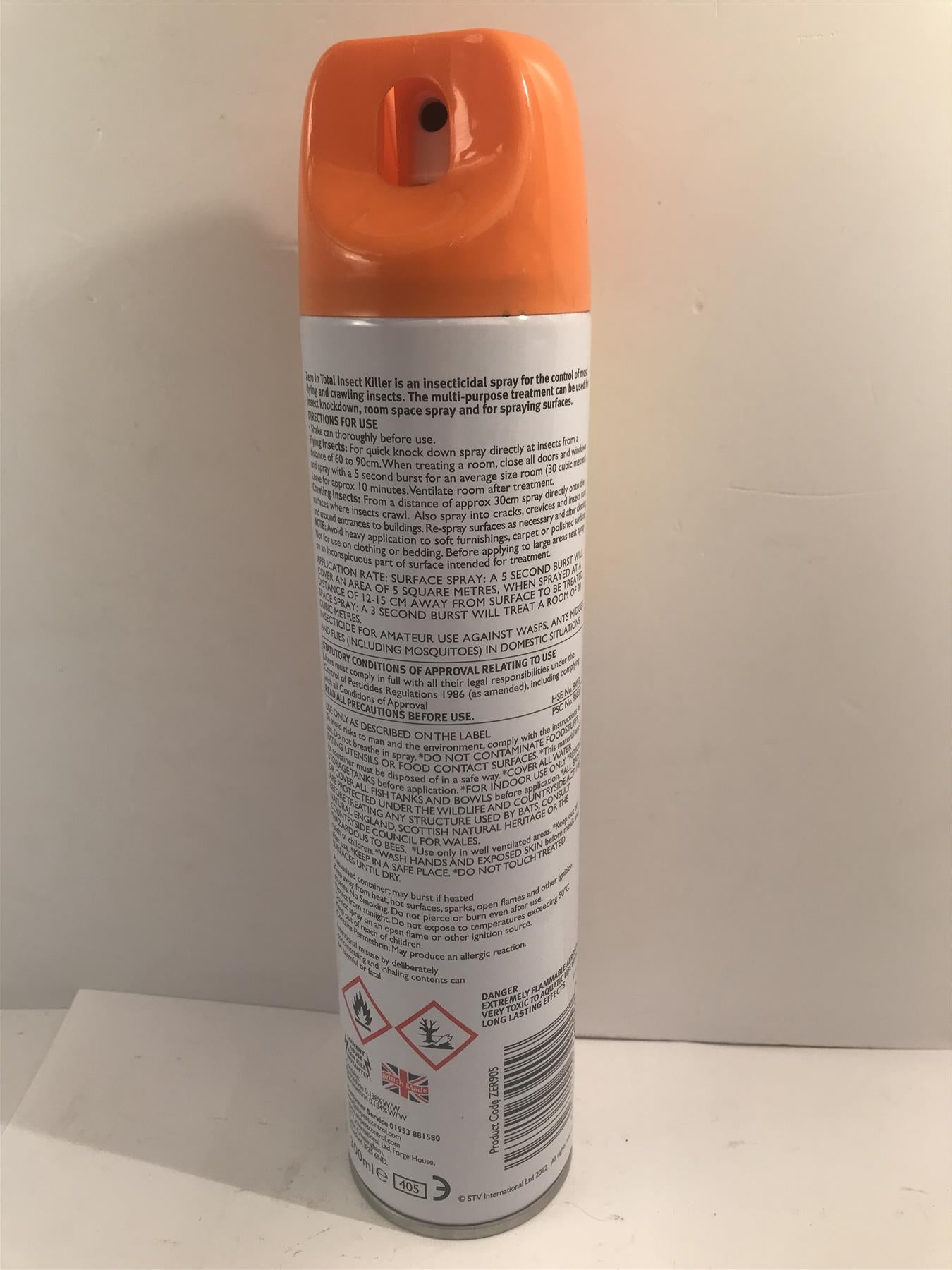 Zero In Total Insect Killer Spray 300ml  Indoor Use