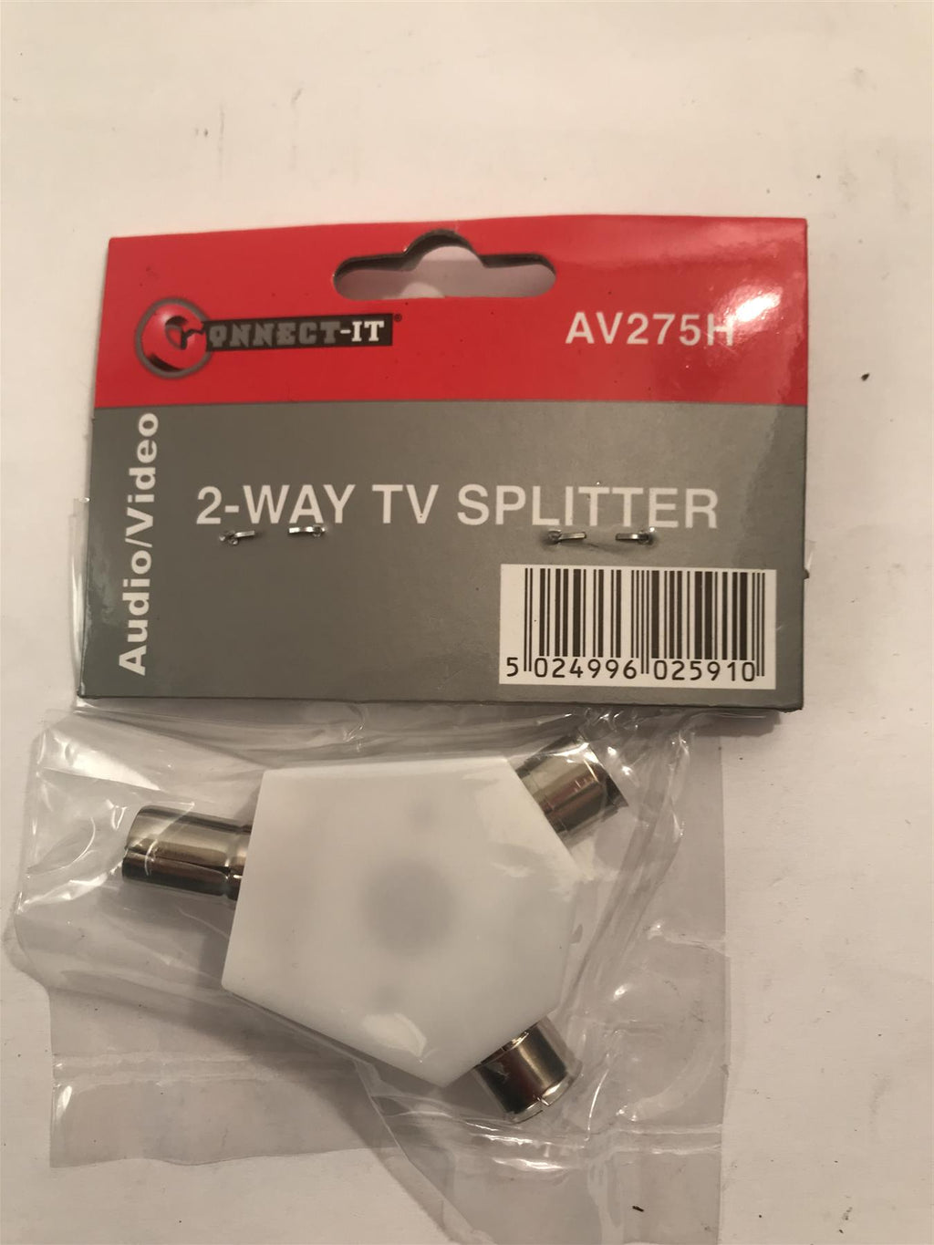 Connect-It 2 Way TV Splitter  AV275H