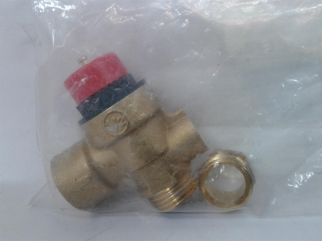 NEW Caleffi HALSTEAD 300734 3 BAR 1/2" PRESSURE RELIEF VALVE