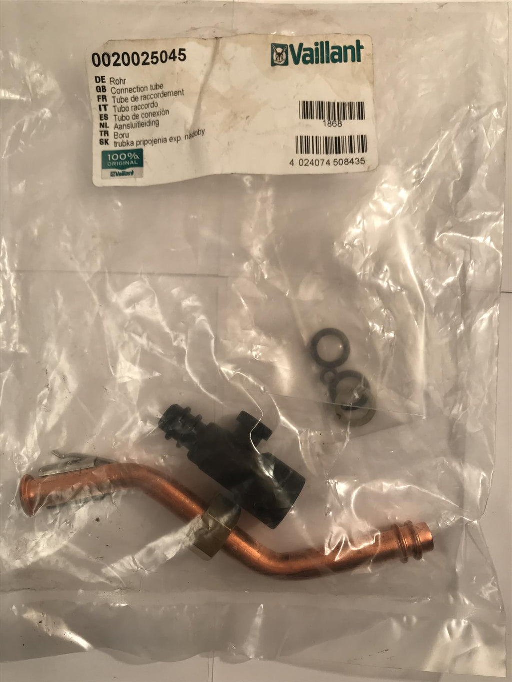 Vaillant 0020025045 Connection Tube