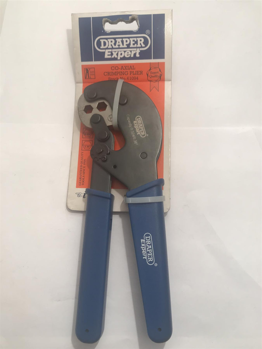 Draper Expert 61094 225mm 0.36" Coaxial Crimping Tool