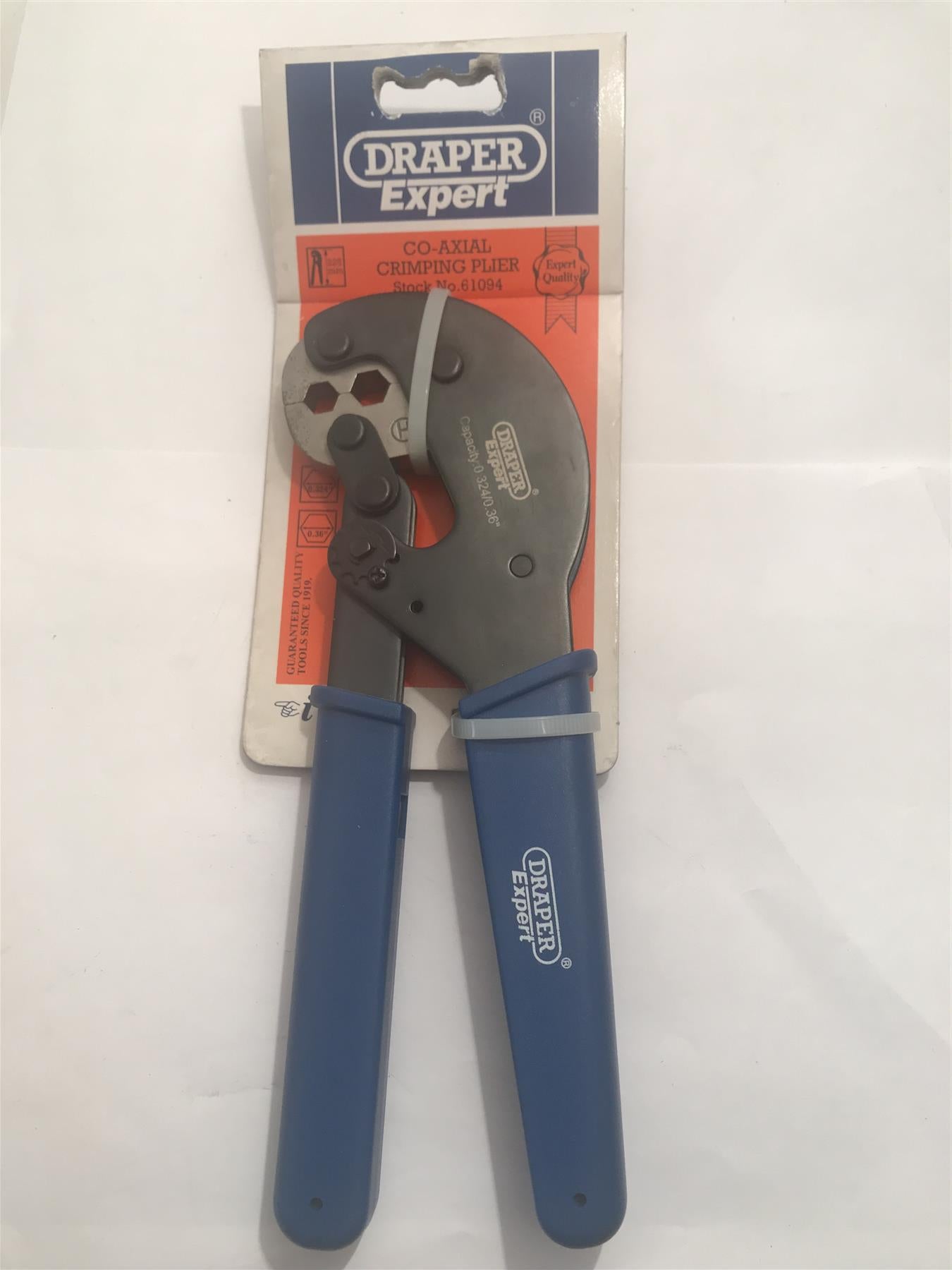 Draper Expert 61094 225mm 0.36" Coaxial Crimping Tool