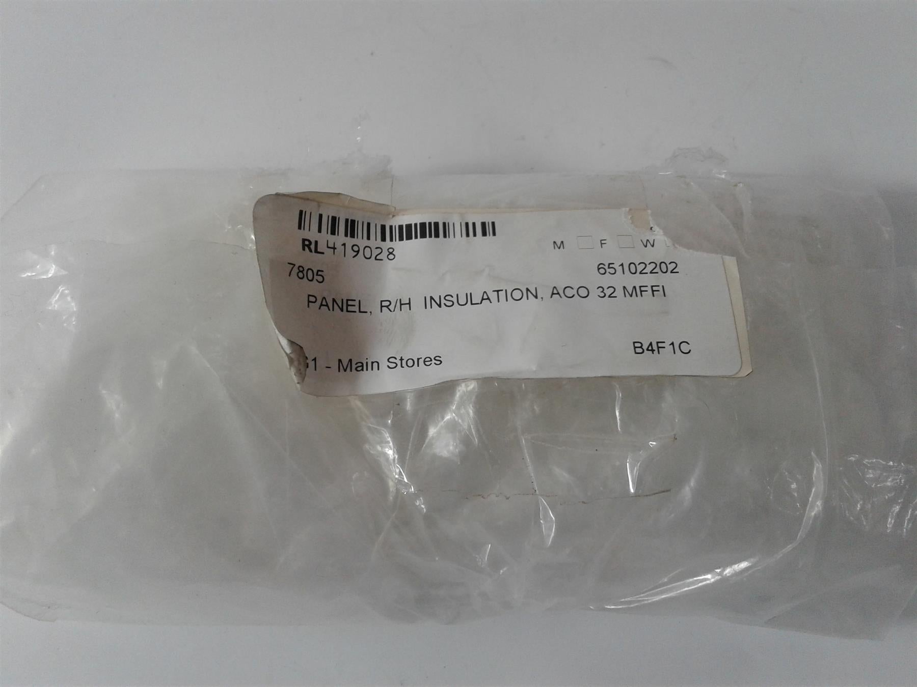 ARISTON & CHAFFOTEAUX 65102202 PANEL INSULATION RH