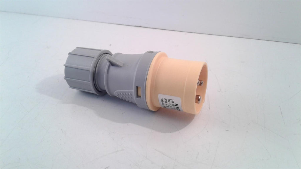 HTCN 16A 110V Yellow 3 Pin Industrial Plug Socket IP44