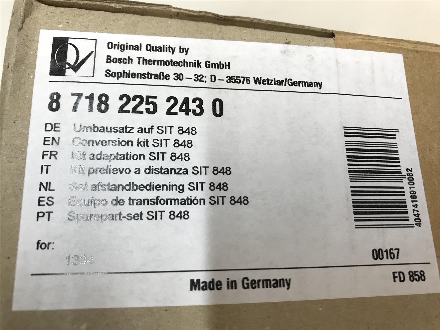 NEW WORCESTER CONVERSION KIT SIT 848 SIGMA 87182252430