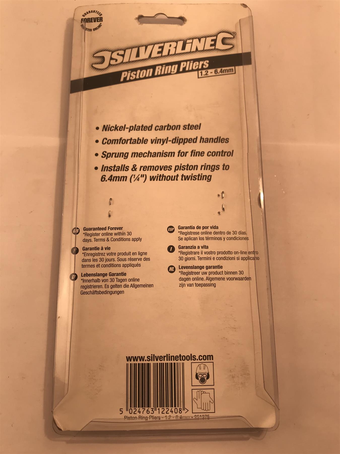 Silverline Piston Ring Pliers 1.2 - 6.4mm  251375