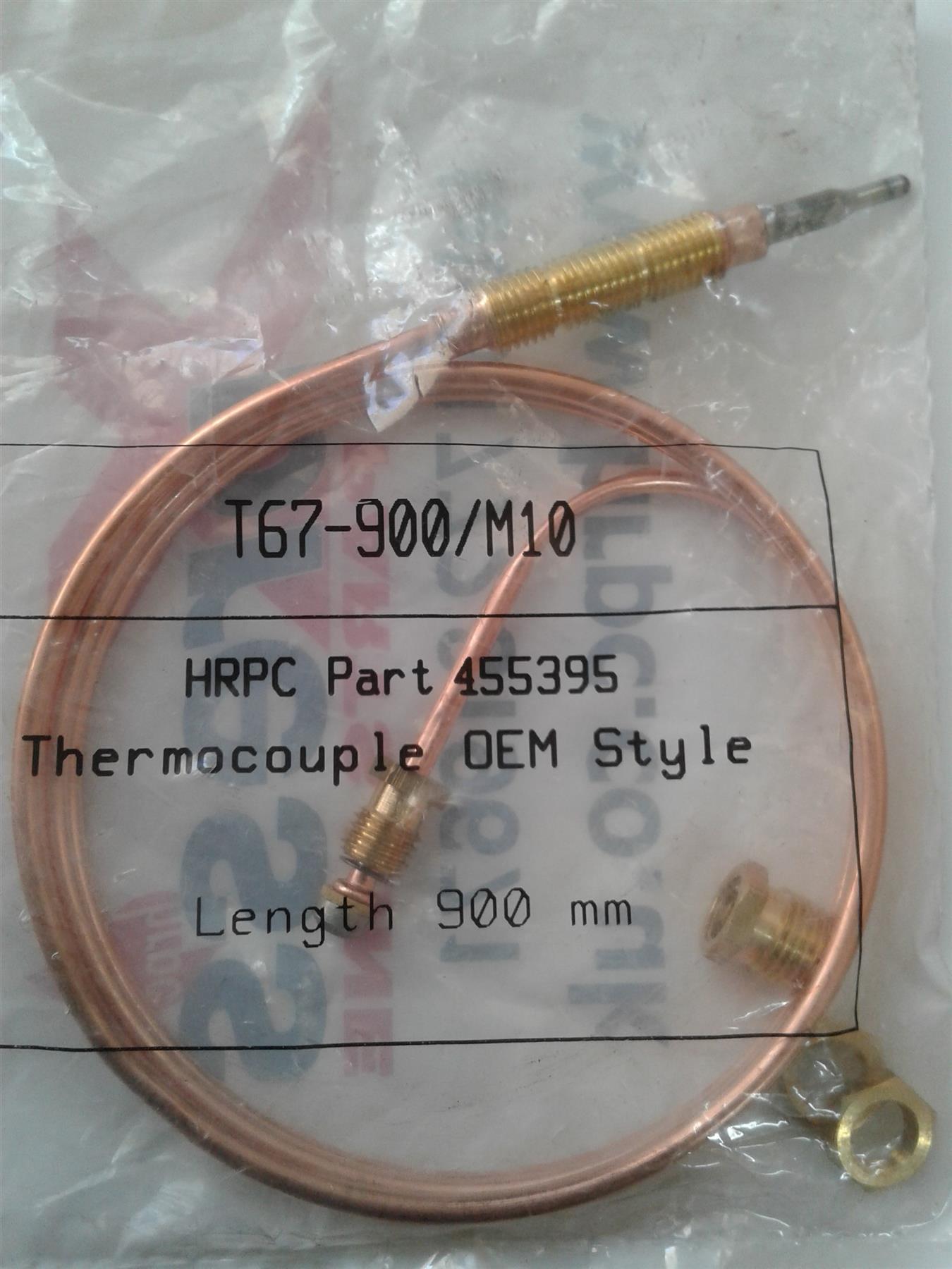 NEW HRPC T67-900/M10 THERMOCOUPLE OEM STYLE 455395 900MM