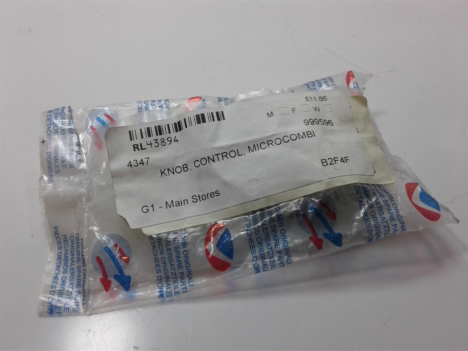 Ariston microcombi control knob 999596