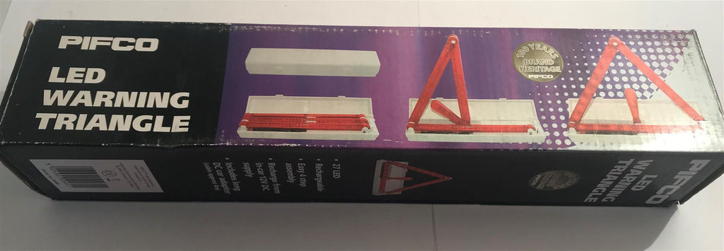 Pifco LED Warning Triangle includes DC Car adaptor  50460