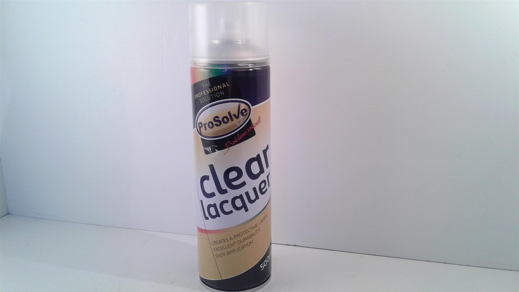 Prosolve Clear Lacquer 500ml