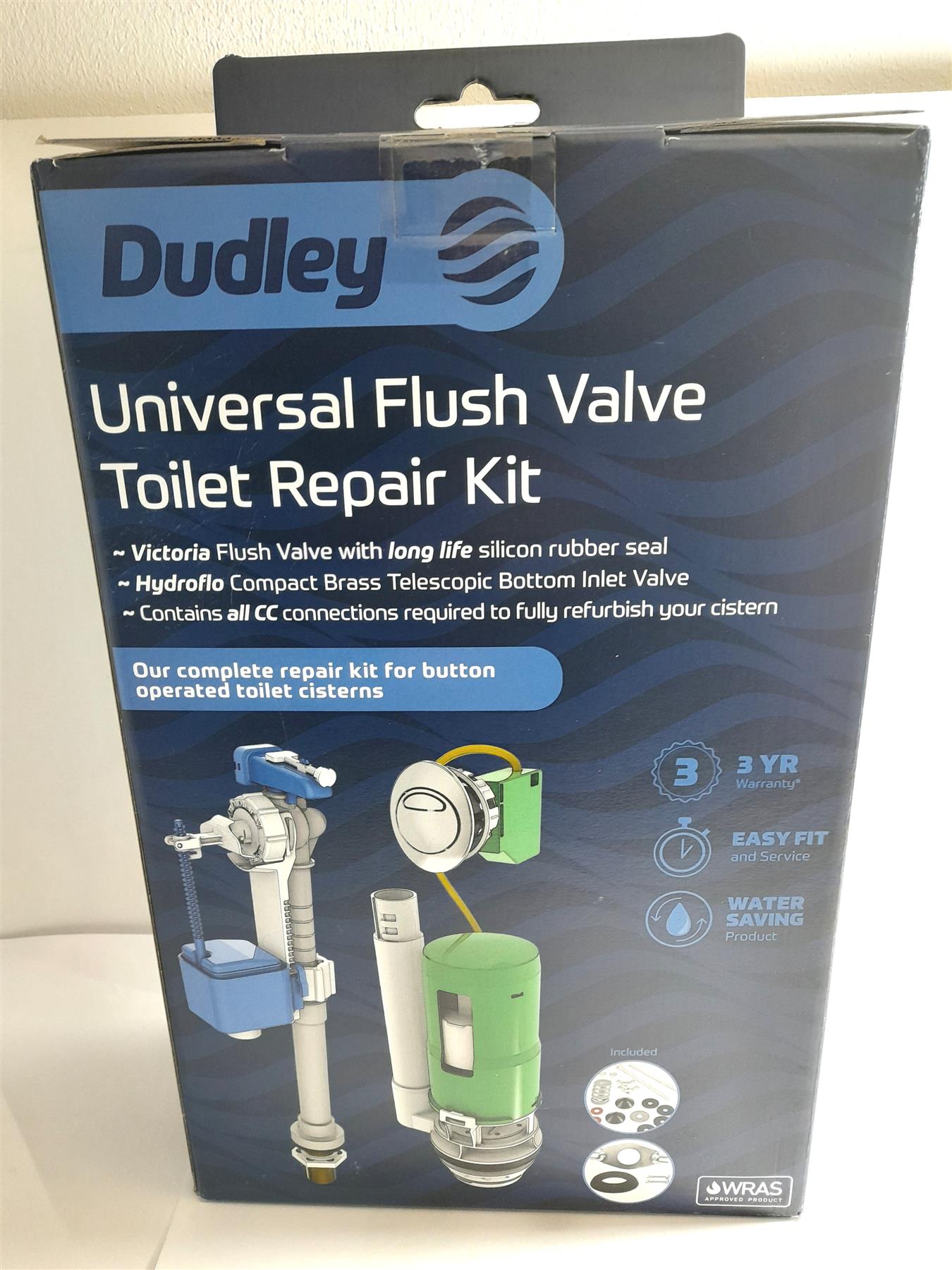 Dudley Universal Flush Valve Button Operated Toilet Cistern Repair Kit 372686
