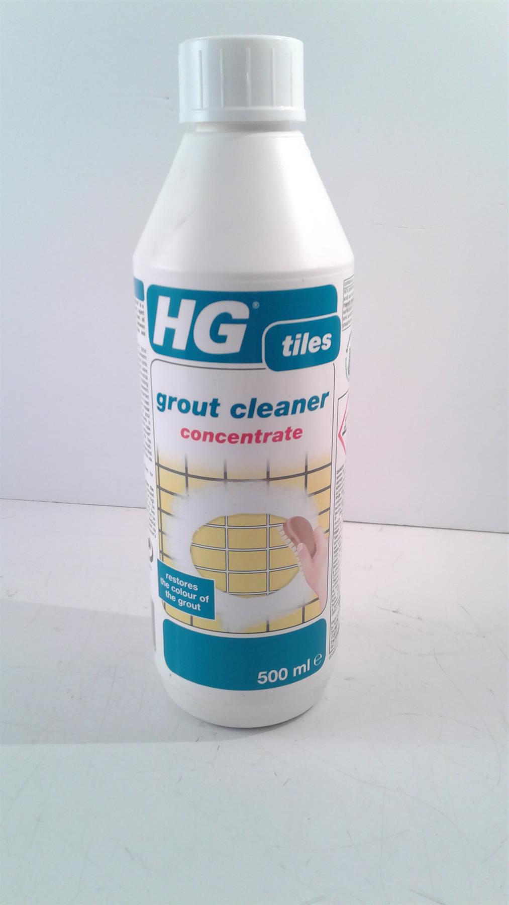 HG Grout Cleaner Concentrate 500ml restores colour of the grout