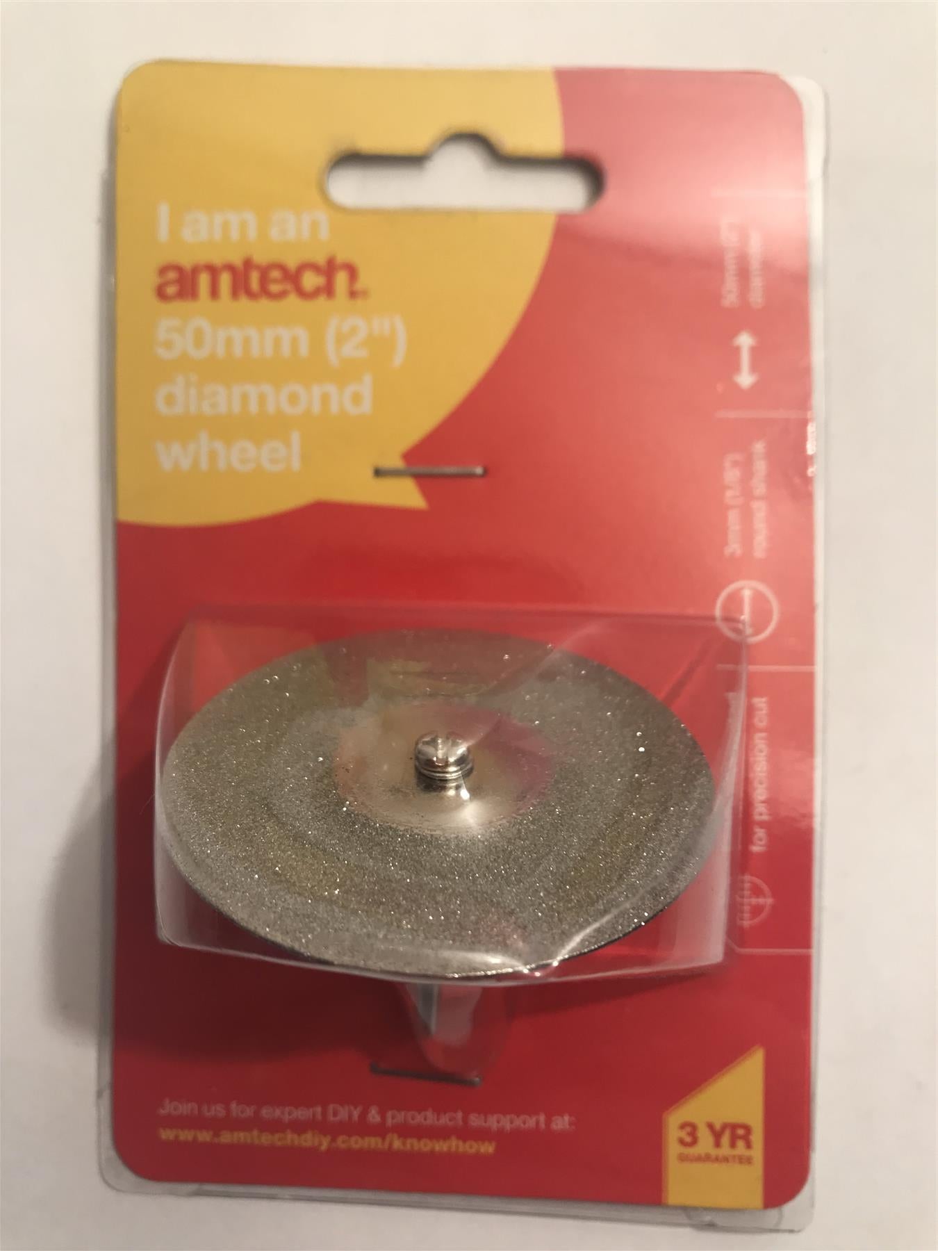 Amtech 50mm (2") Diamond Wheel F0977