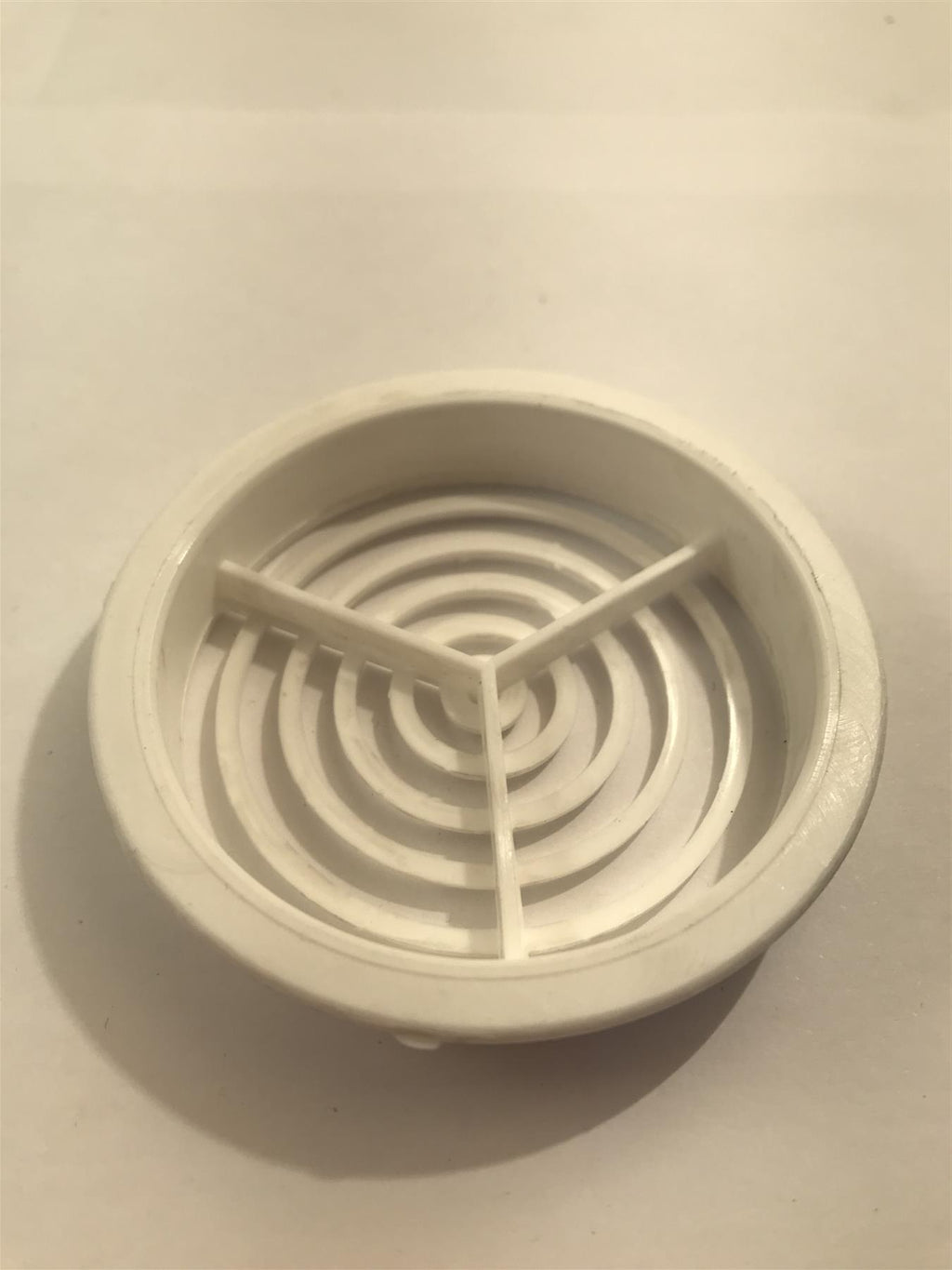 White Plastic 70mm Round Soffit Air Vent
