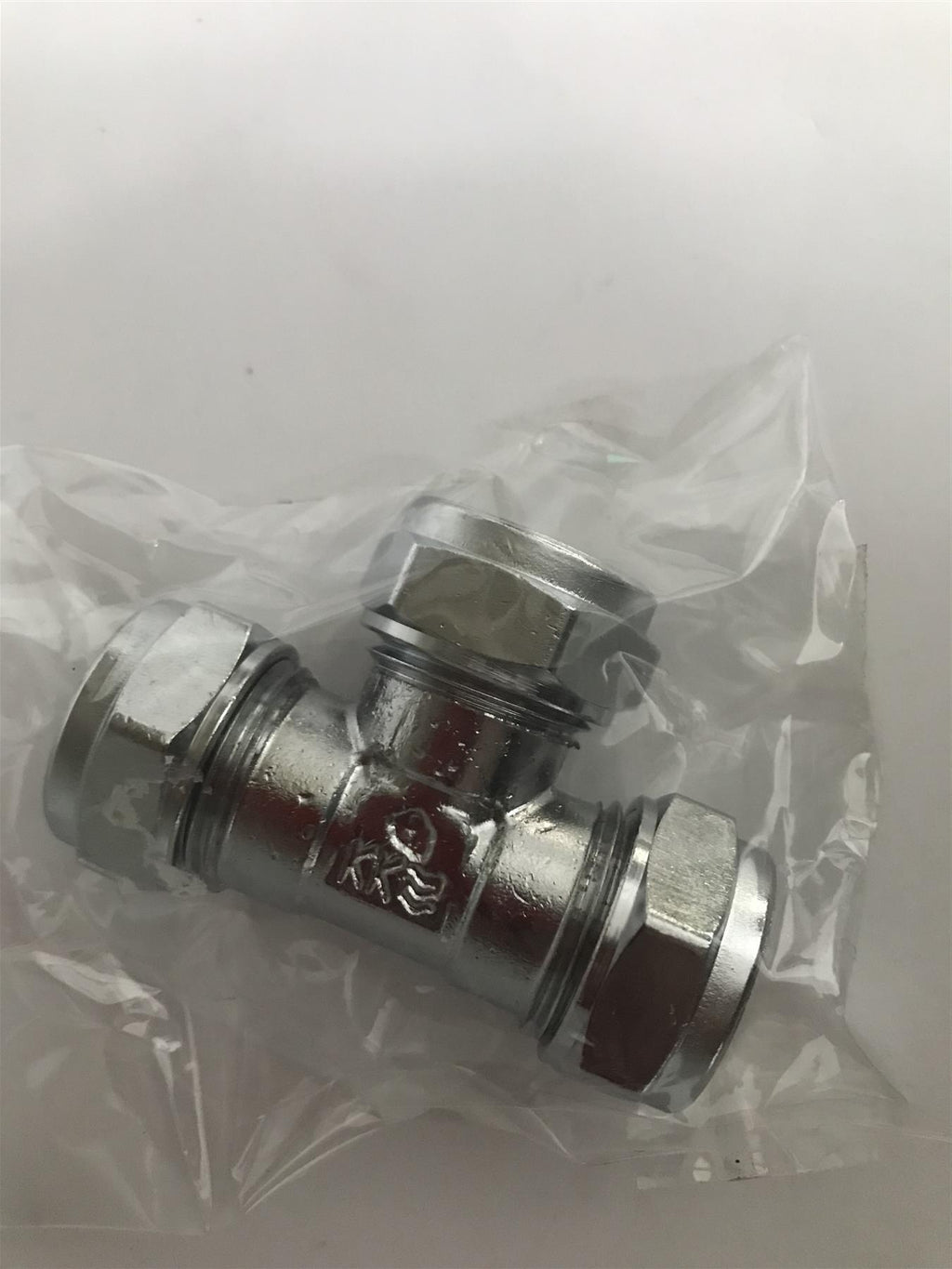 Flowflex Chrome 15mm Equal Tee Compression