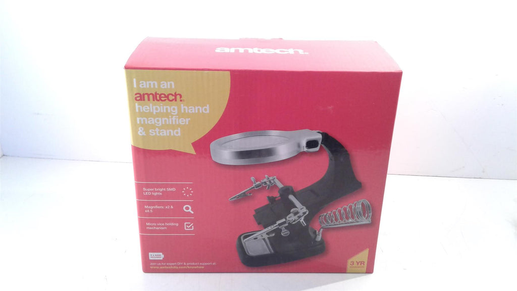 Amtech Magnifier & Stand with LED Lights